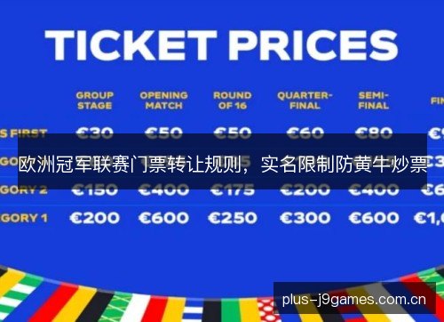 欧洲冠军联赛门票转让规则,实名限制防黄牛炒票 欧洲冠军联赛门票转让规则,实名限制防黄牛炒票